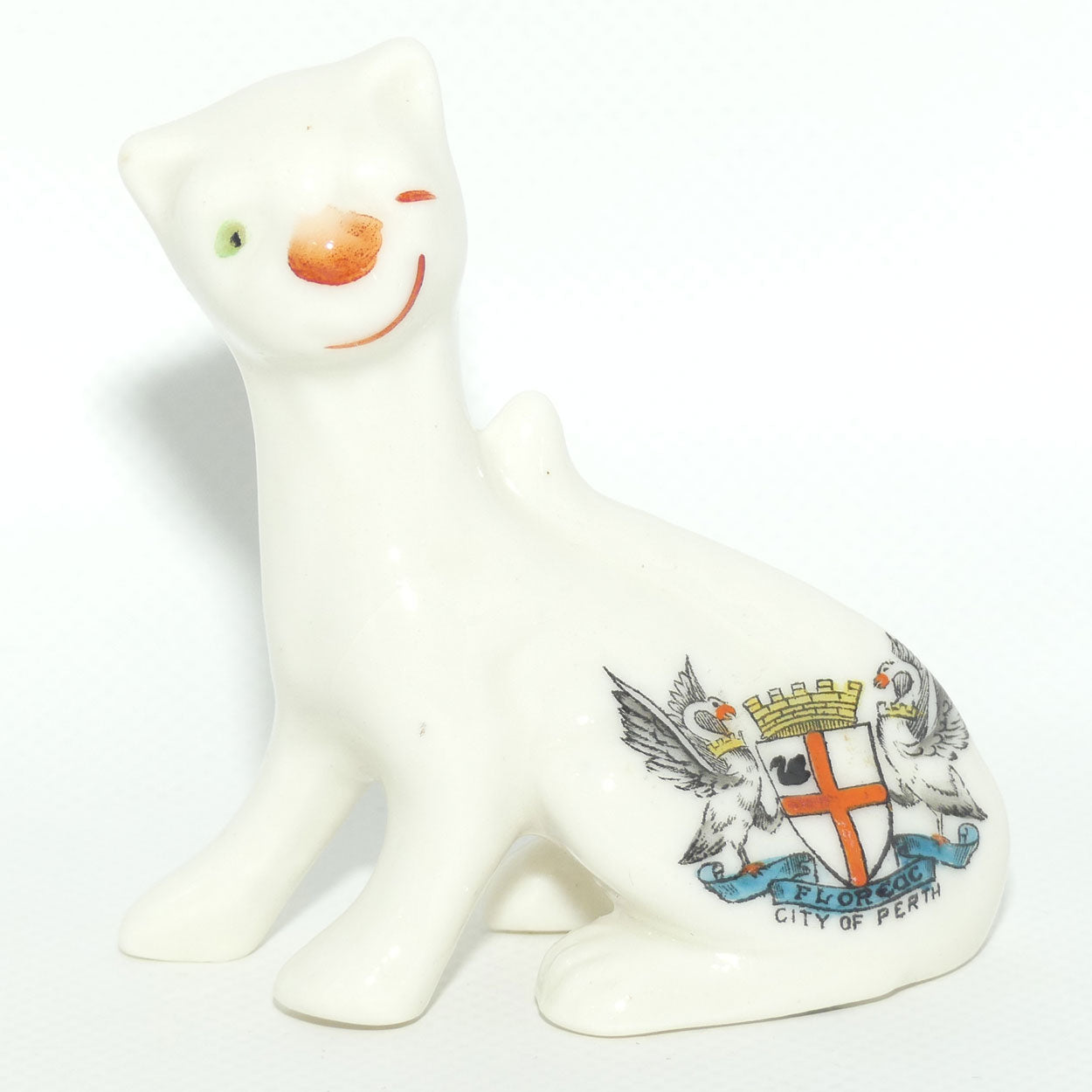 Australiana | Figural Cat Souvenir for City of Perth Expressly for JT Ferry, Murray St, Perth