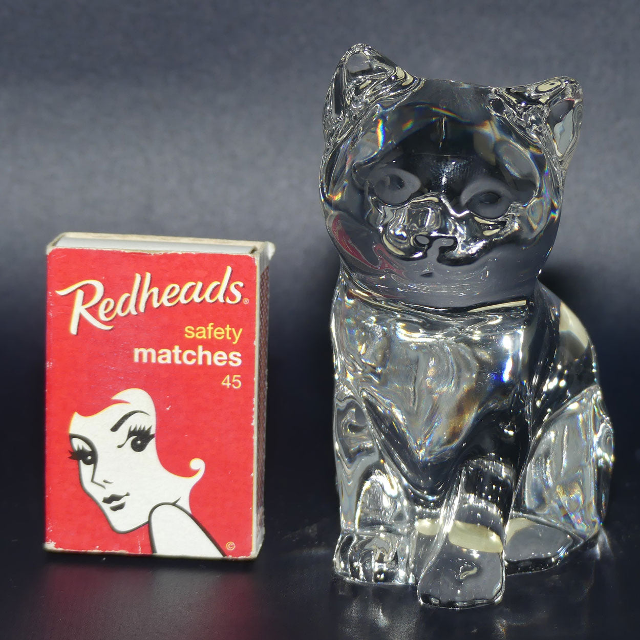 Princess House Pets Cristal Au Plomb gilt foil adhesive label intact