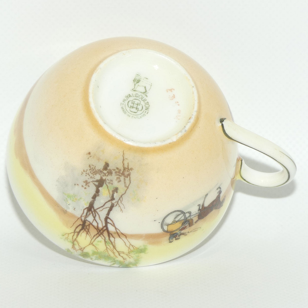 Royal Doulton Coaching Days Cecil shape trio E3804 | Round Plate; #7