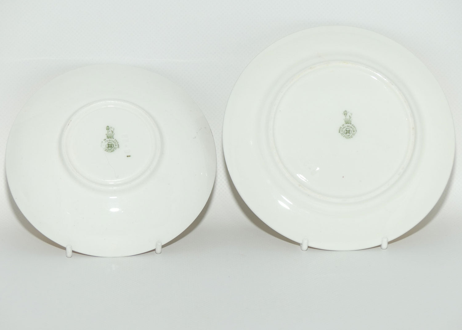 Royal Doulton Coaching Days Cecil shape trio E3804 | Round Plate; #7