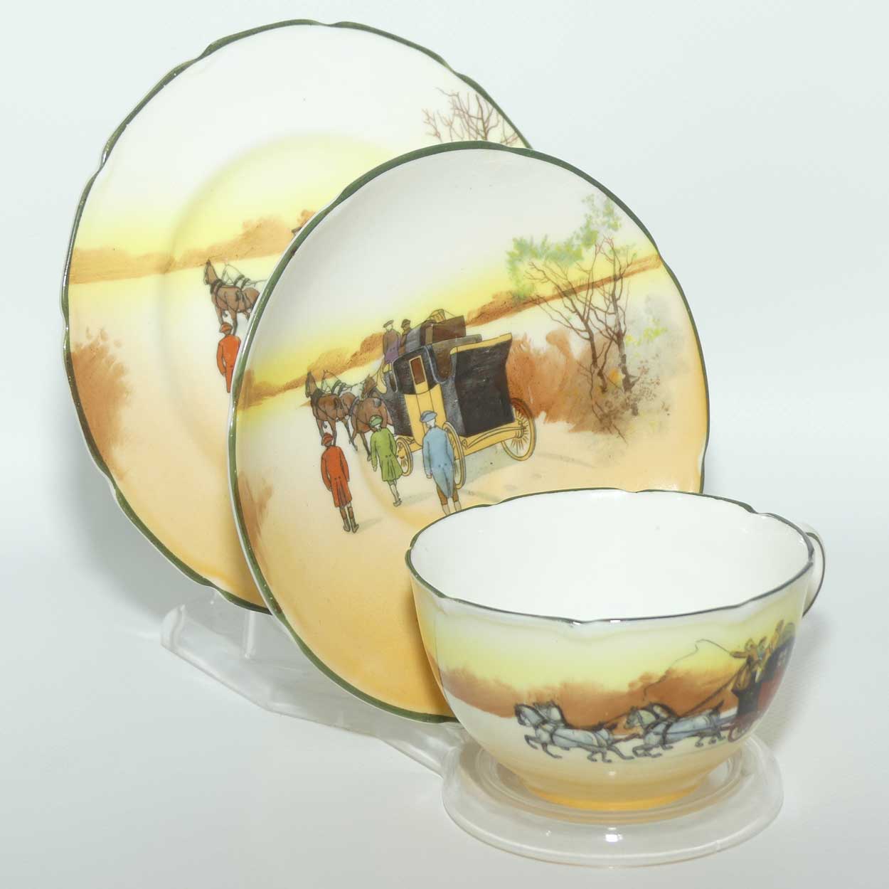 Royal Doulton Coaching Days Cecil shape trio E3804 | Fancy Edge