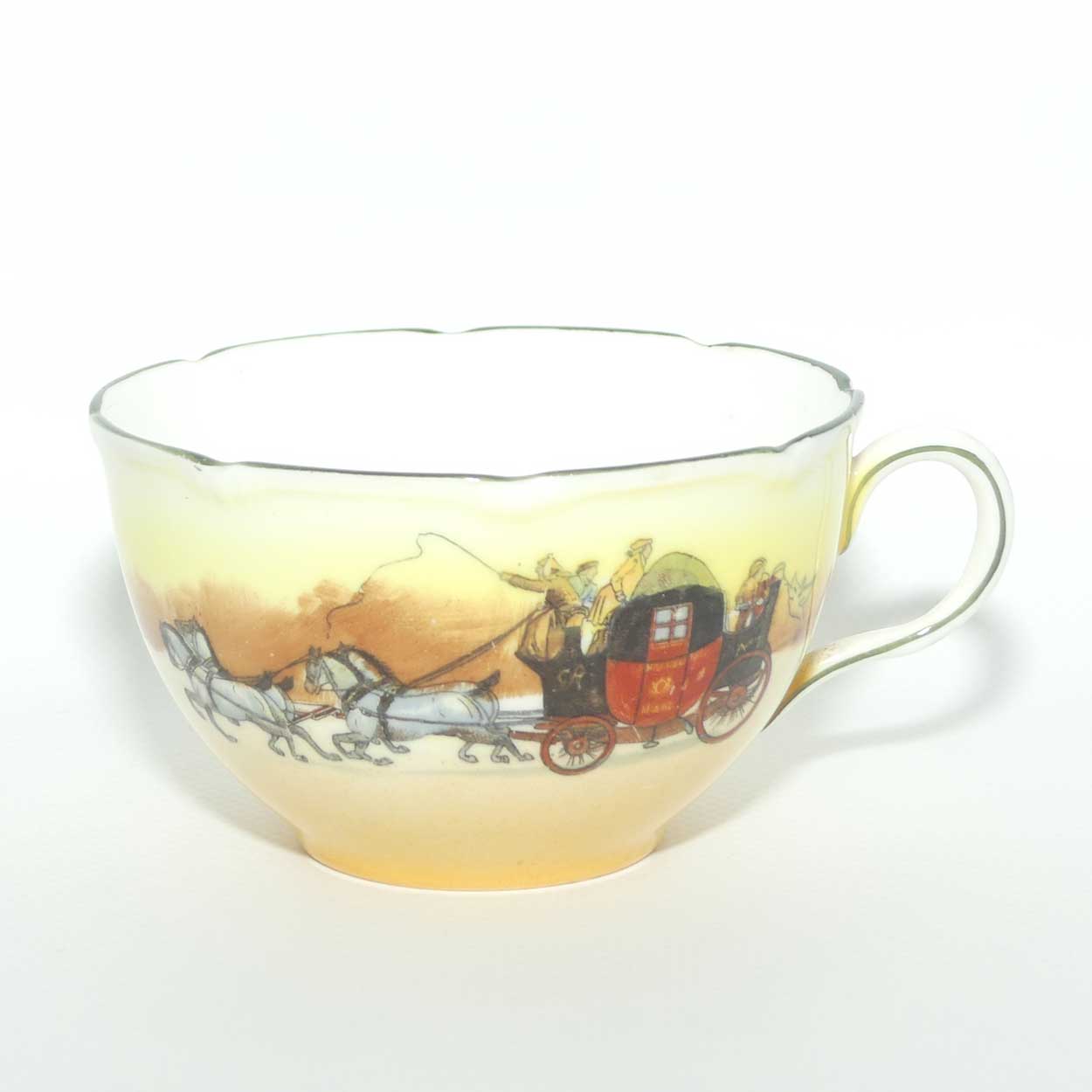 Royal Doulton Coaching Days Cecil shape trio E3804 | Fancy Edge