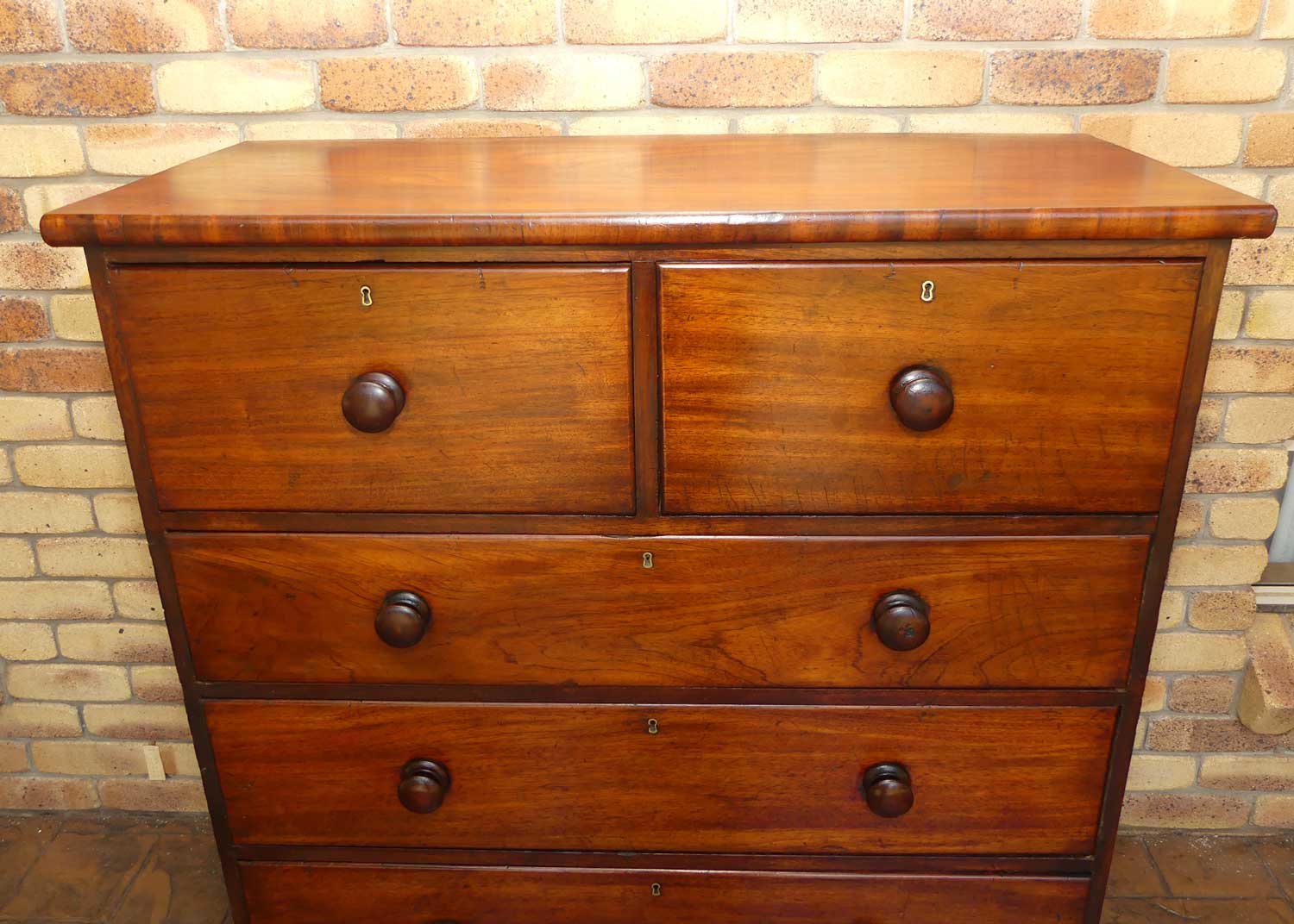 Australian Colonial Full Cedar chest of 5 drawers | c.1850