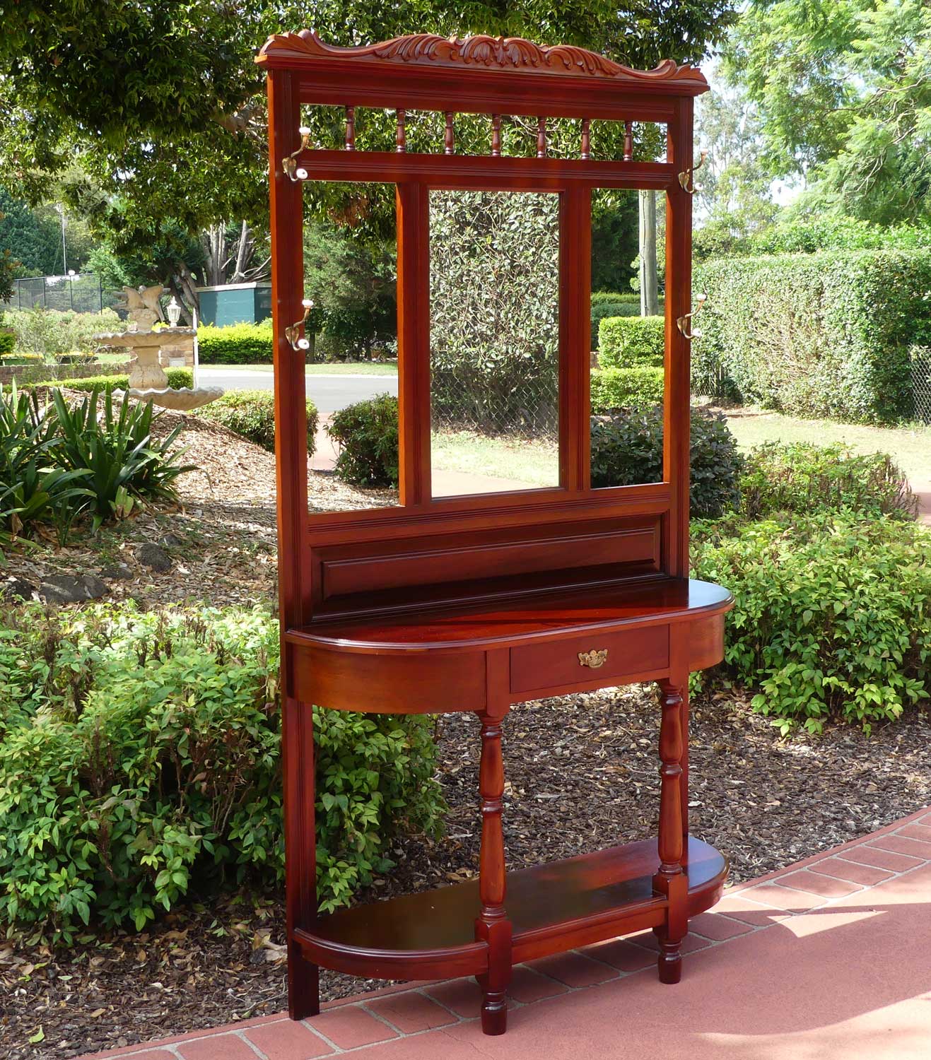 Craftsman build Cedar hallstand | c.1980