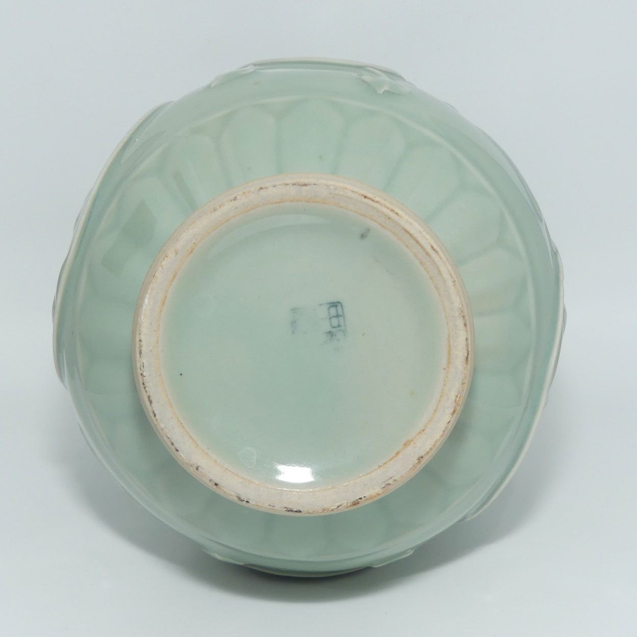 Early to mid 20th Century Chinese Celadon vase on stand