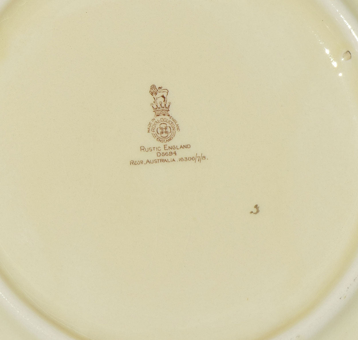 Royal Doulton Rustic England wall charger D6297