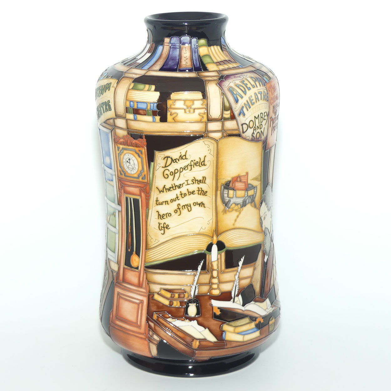 Moorcroft Charles Dickens 98/11 vase | LE 58/75