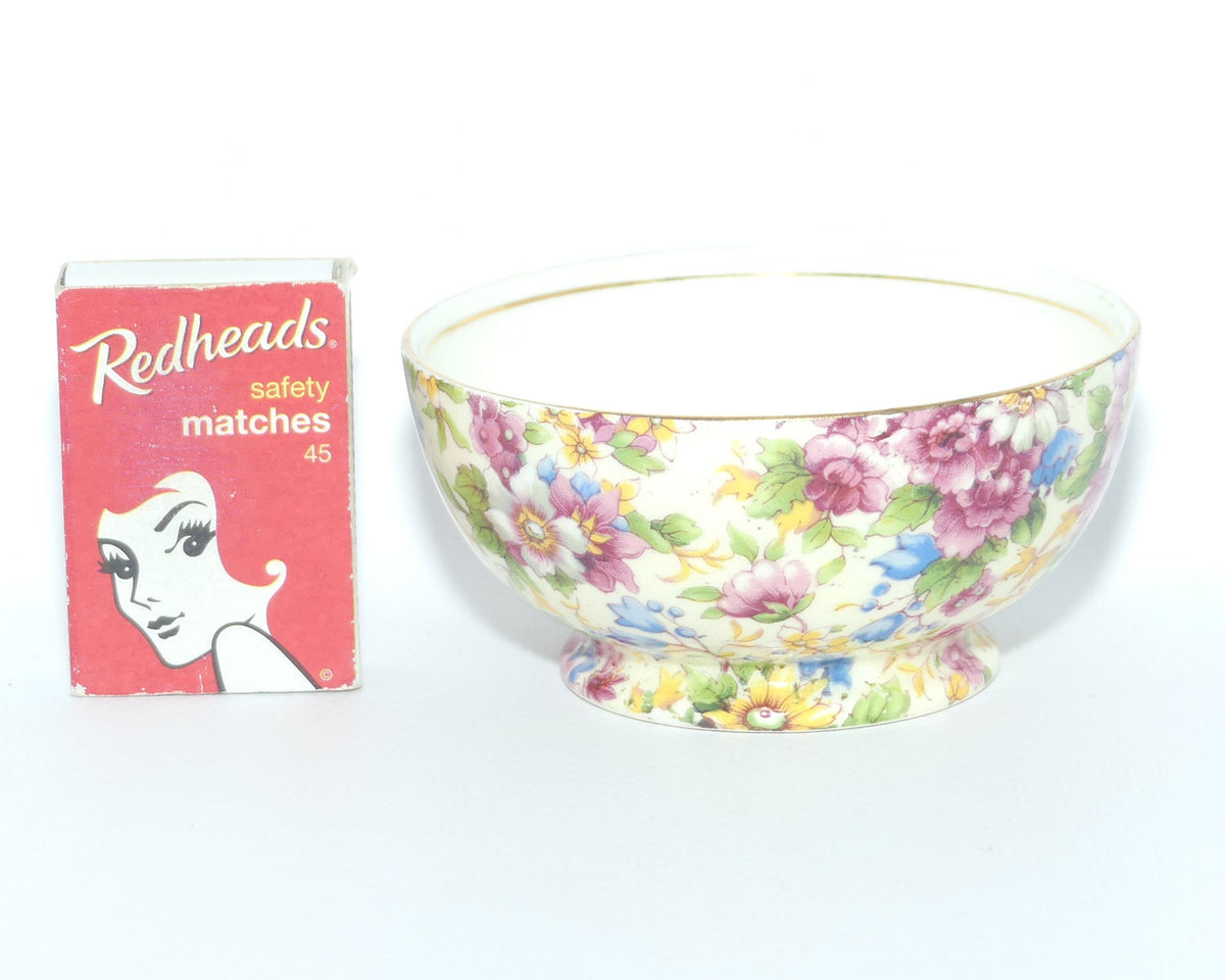 Royal Winton Grimwades Chintz Cheadle pattern sugar bowl | coffee size