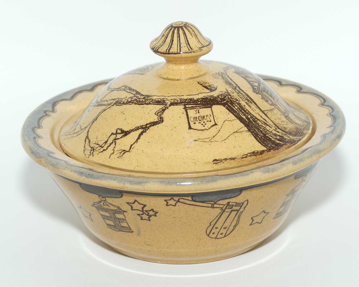 Royal Doulton Nightwatchman soap dish | Whieldon Glaze