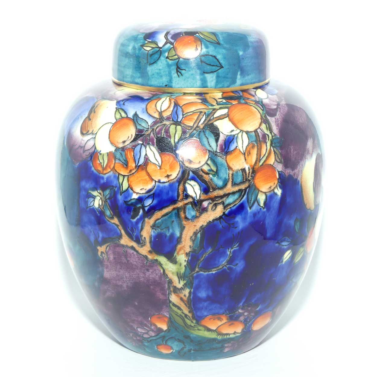 S Hancock and Sons Corona Ware Cherry Ripe pattern ginger jar designed by Molly Hancock