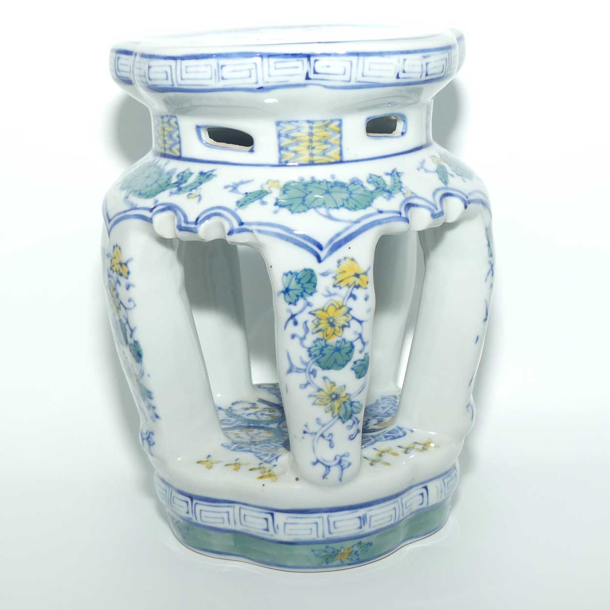 Small Oriental Decorative Drum Stool style planter