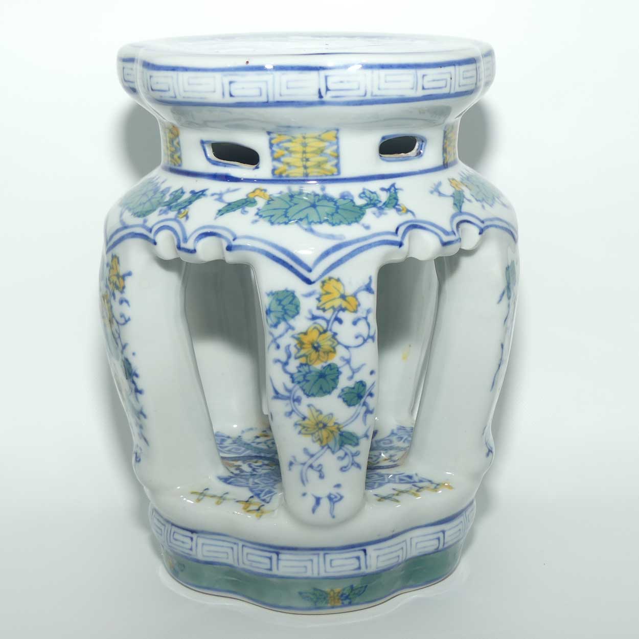 Small Oriental Decorative Drum Stool style planter