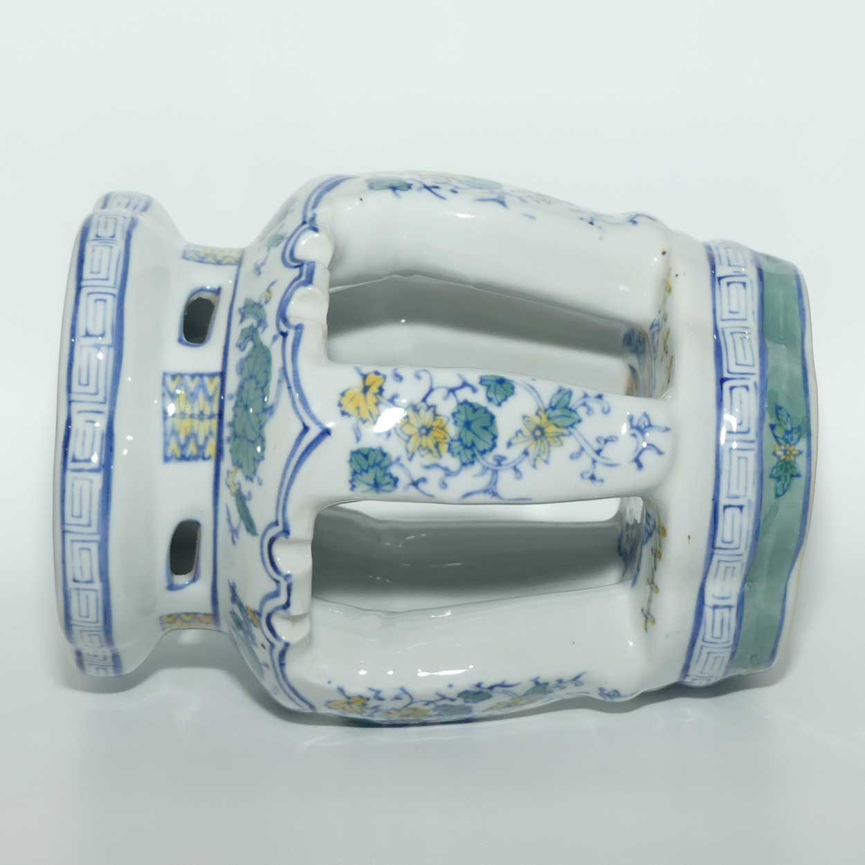 Small Oriental Decorative Drum Stool style planter