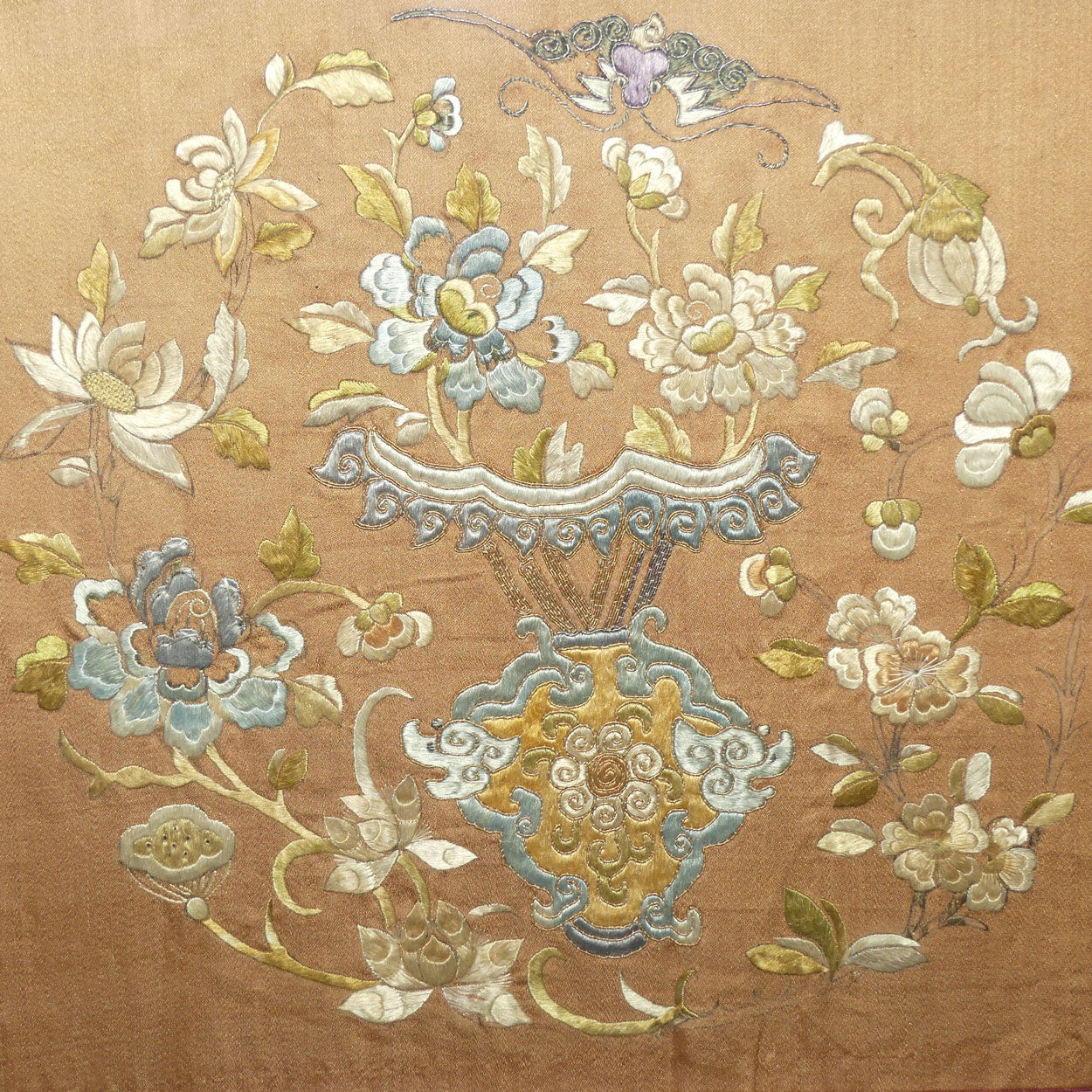 Chia Ching | Jiaqing Qing Dynasty framed Chinese Silk | #1