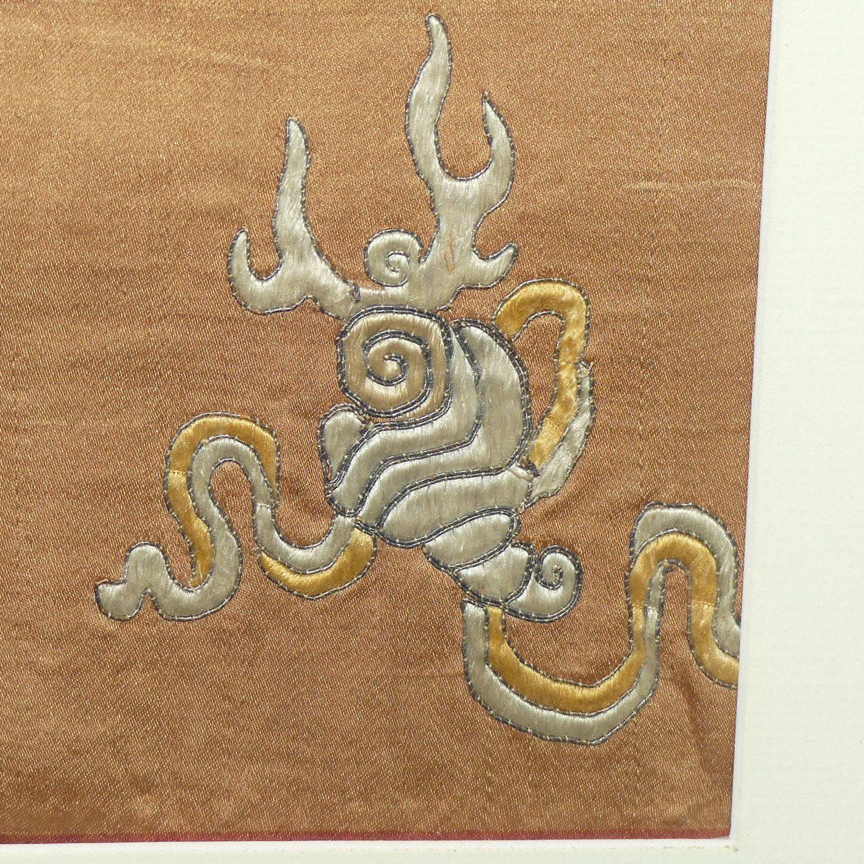 Chia Ching | Jiaqing Qing Dynasty framed Chinese Silk | #1
