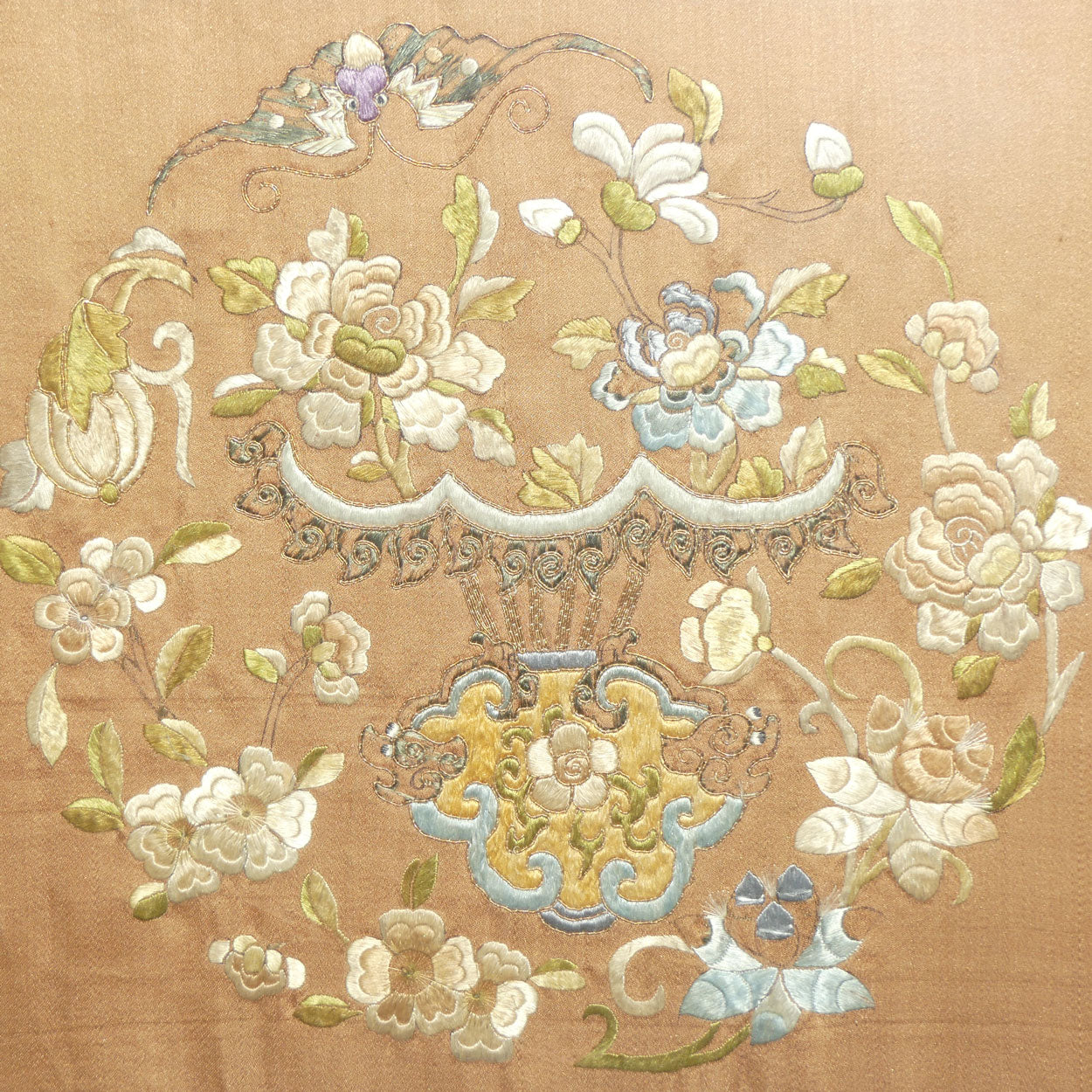 Chia Ching | Jiaqing Qing Dynasty framed Chinese Silk | #2