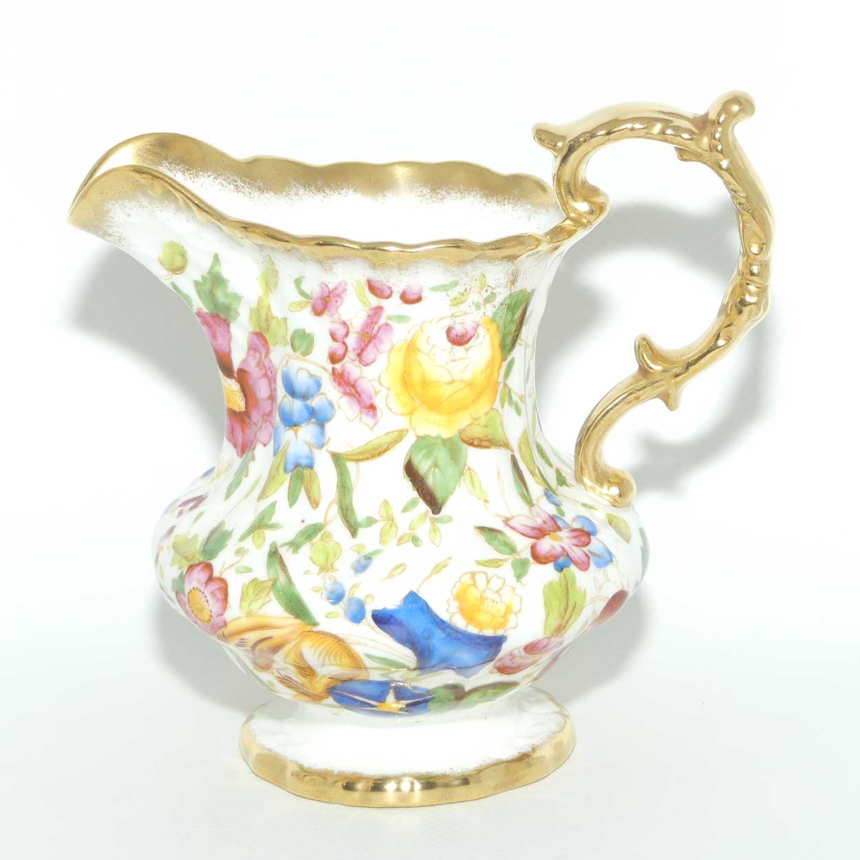Hammersley Queen Anne 13166 Chintz pattern medium milk jug | 11.5cm tall