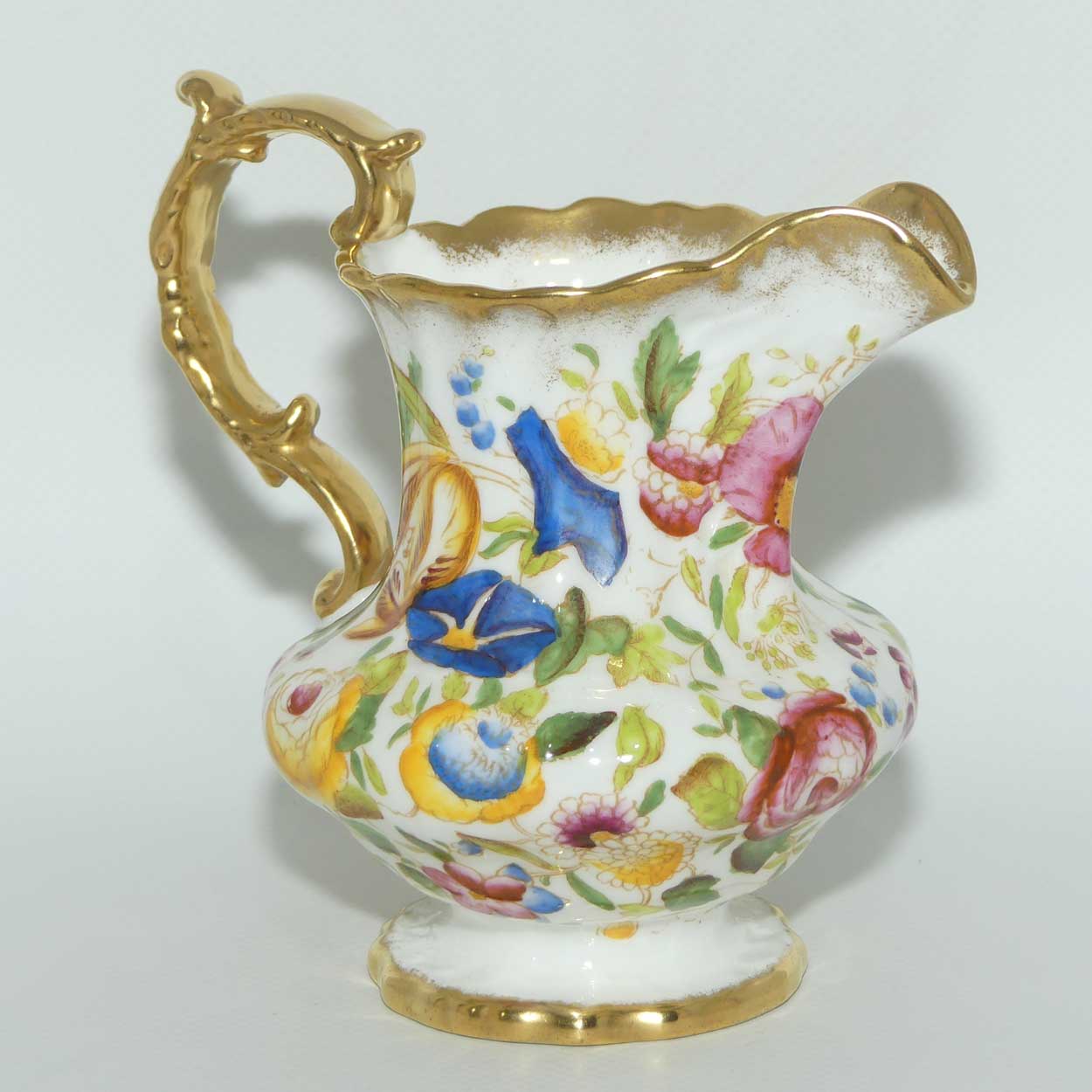 Hammersley Queen Anne 13166 Chintz pattern medium milk jug | 11.5cm tall