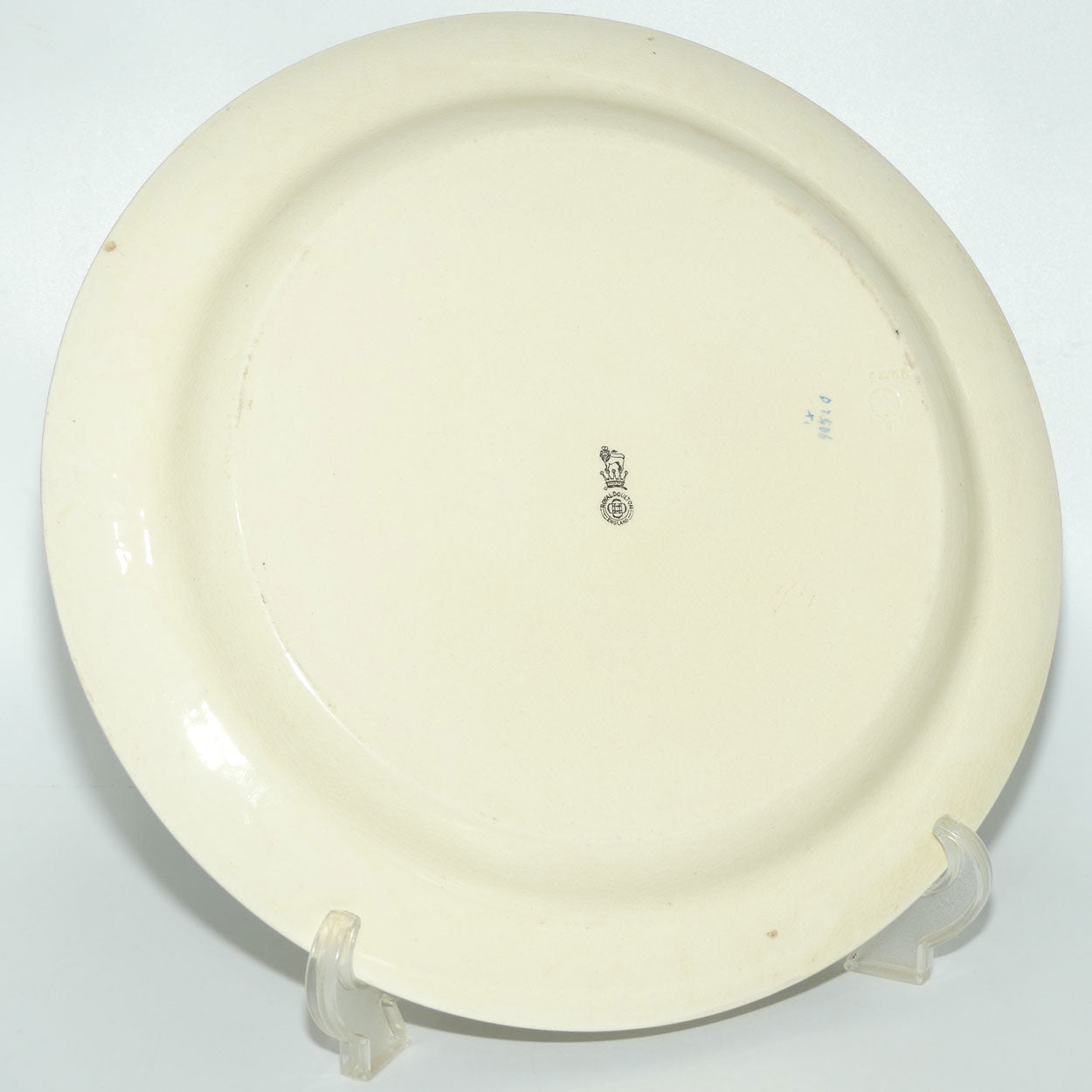 Royal Doulton Early Motoring chop plate D2406: 'Itch yer on...