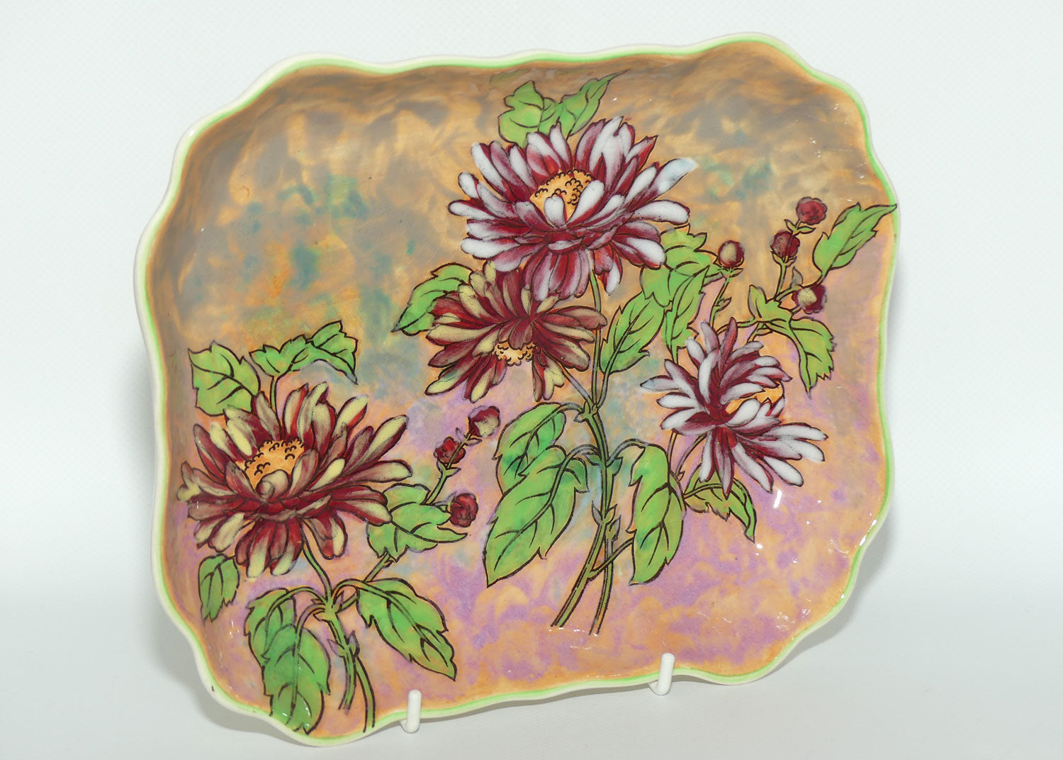 Royal Doulton Chrysanthemum rectangular tray D6299