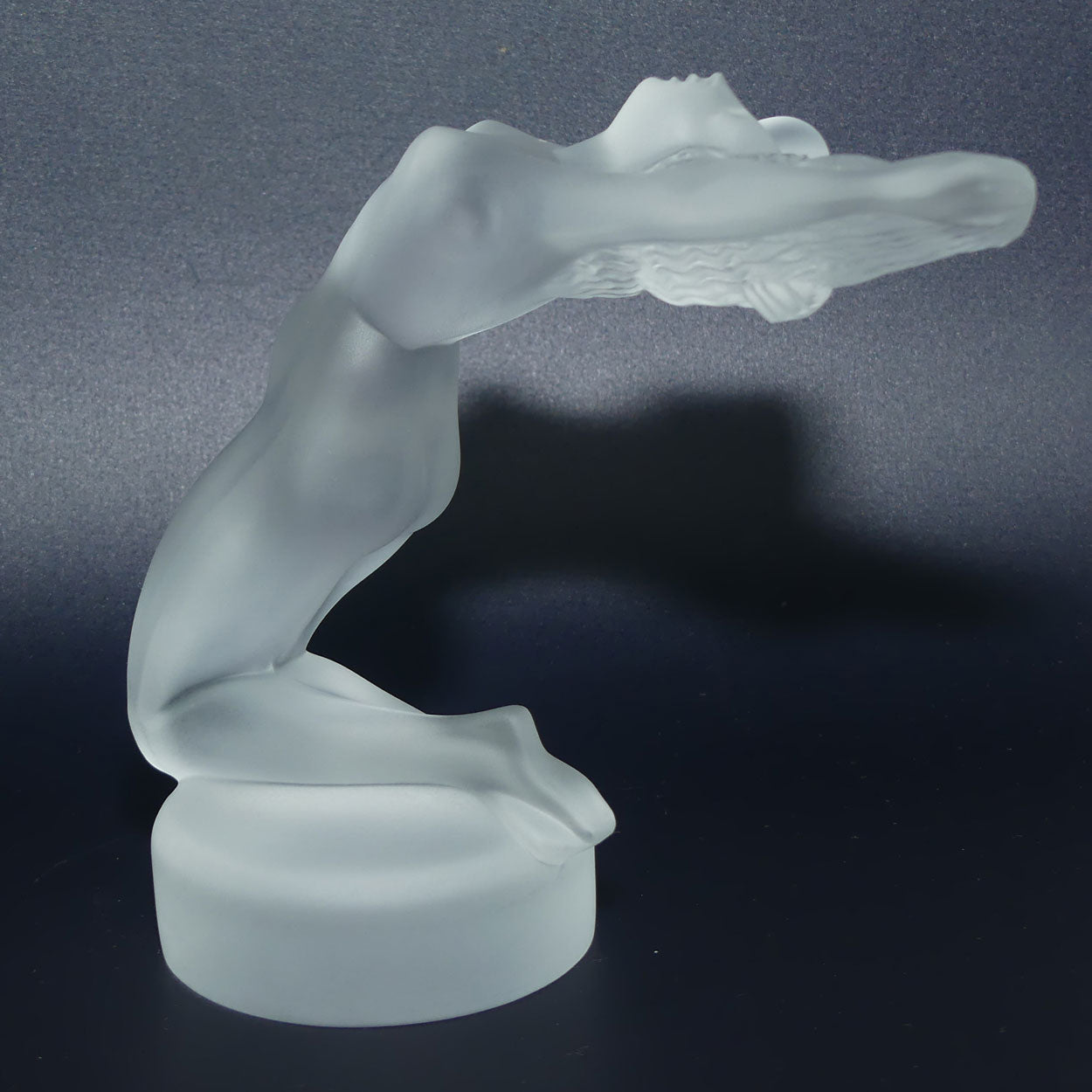 Lalique Crystal France Chrysis Car Mascot figure