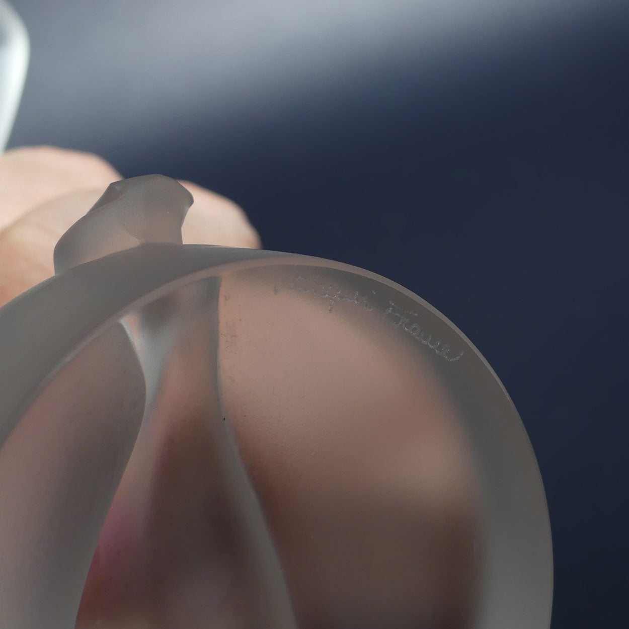 Lalique Crystal France Chrysis Car Mascot figure