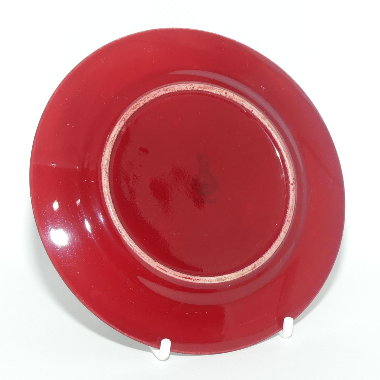 Royal Doulton Flambe Woodcut small plate | Churches | 13cm