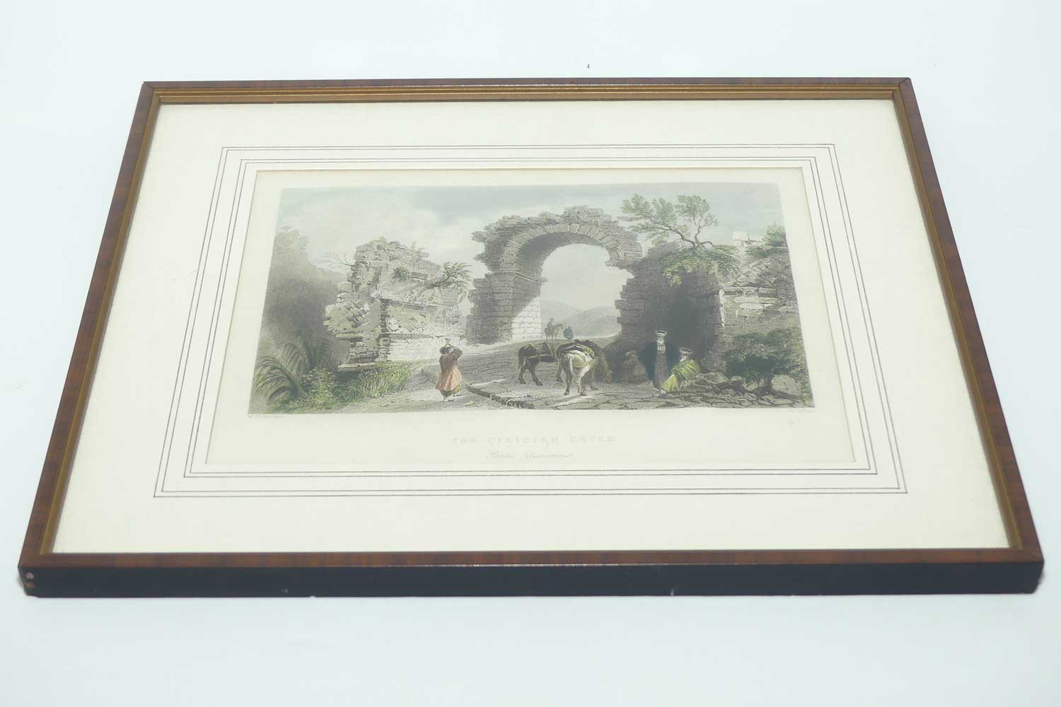 Antiquarian Print | The Cicilian Gates | WH Bartlett and T Dixon