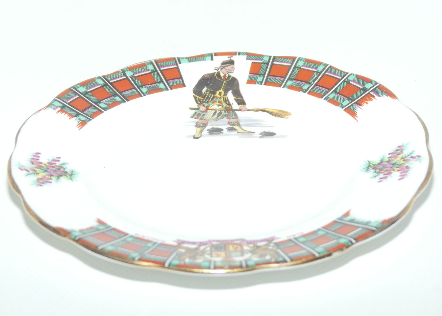 Royal Standard Bonnie Scotland series tea plate | Clan Sinclair