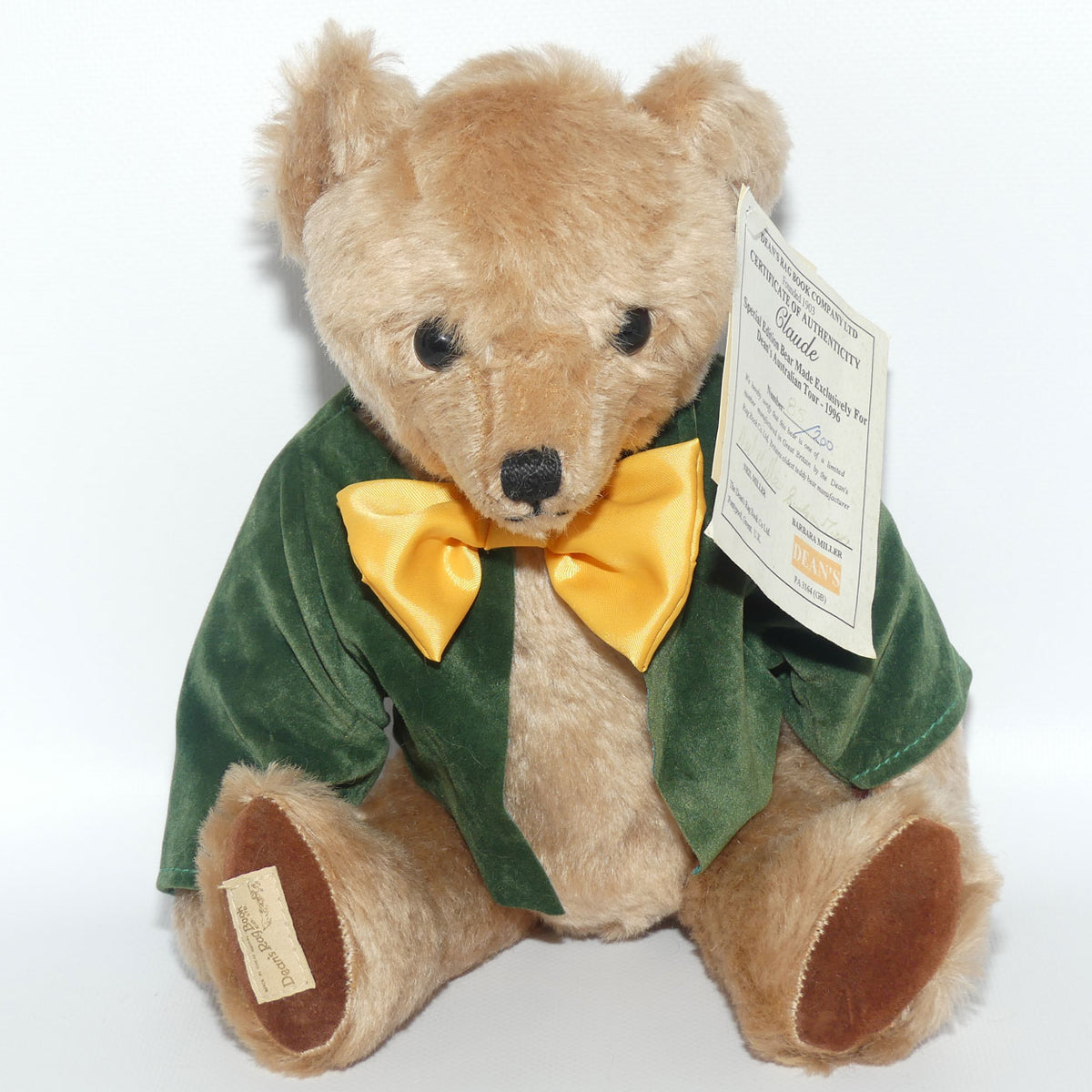 Dean's Rag Book Company Special Edition Bear for Australia | Claude | LE85/200
