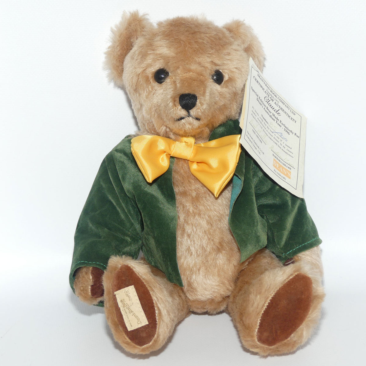 Dean's Rag Book Company Special Edition Bear for Australia | Claude | LE85/200