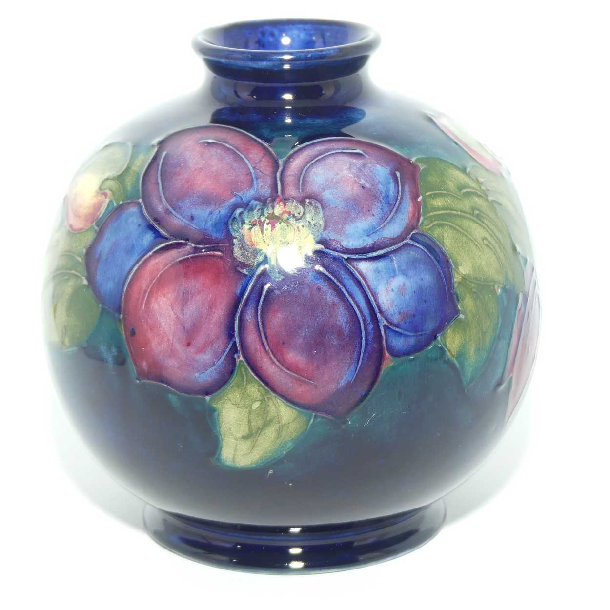 Walter Moorcroft Clematis 41/4 vase #1