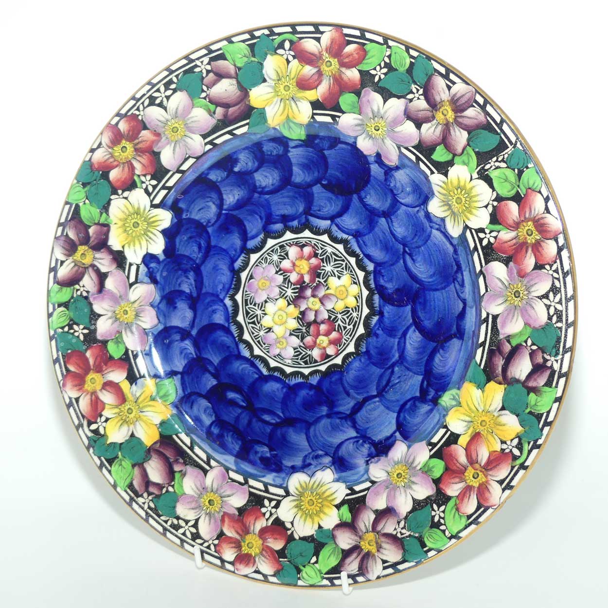 Maling plate Clematis 6502 Thumbprint Blue