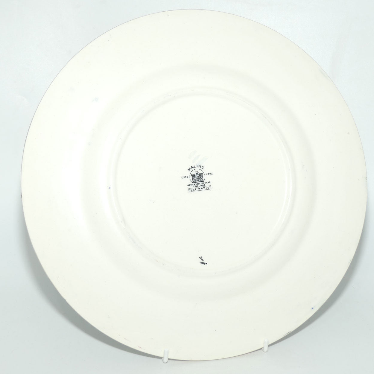 Maling plate | Clematis 6502 | Thumbprint Blue | #2