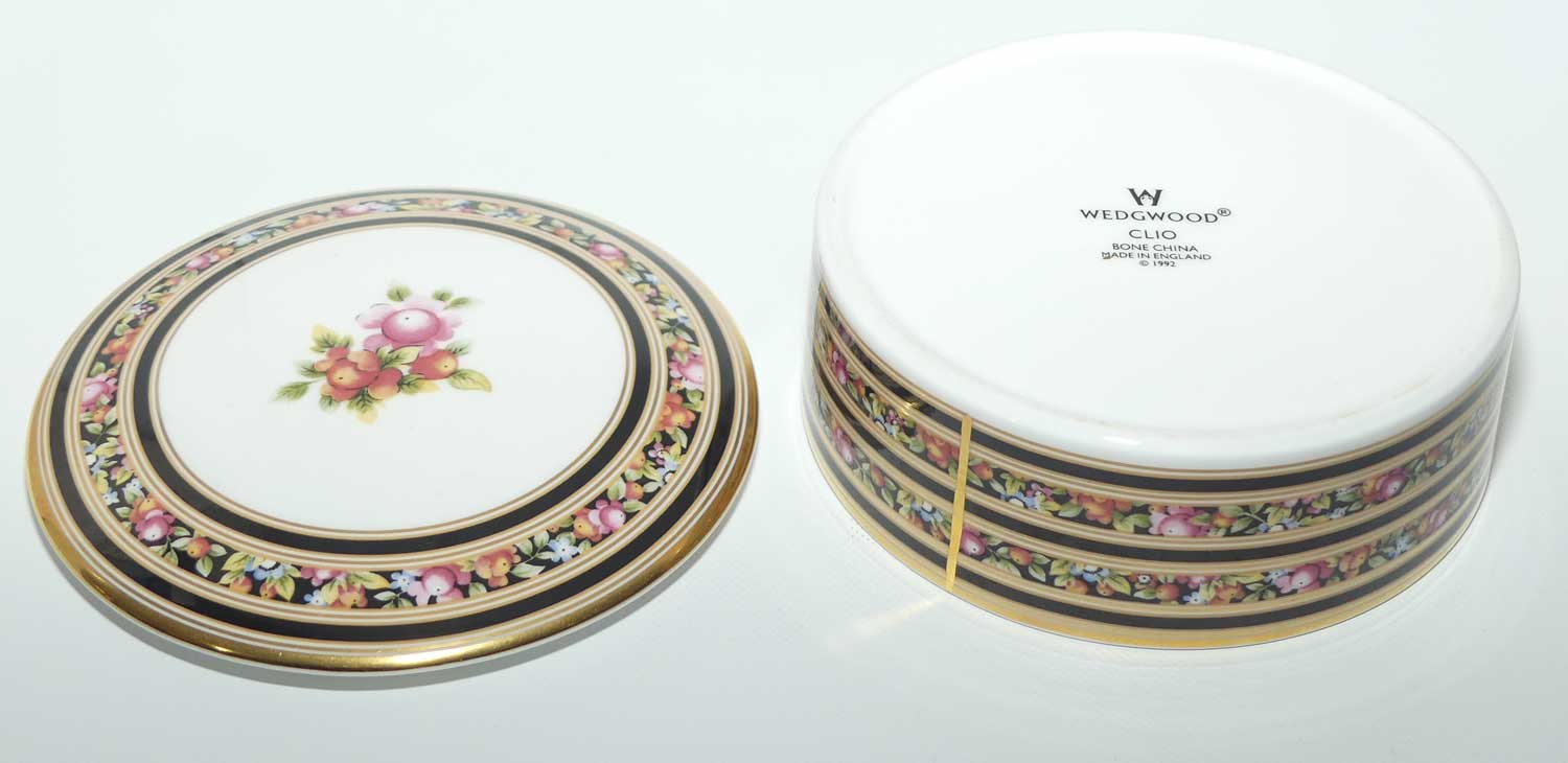 Wedgwood Clio pattern powder bowl | 13cm diam