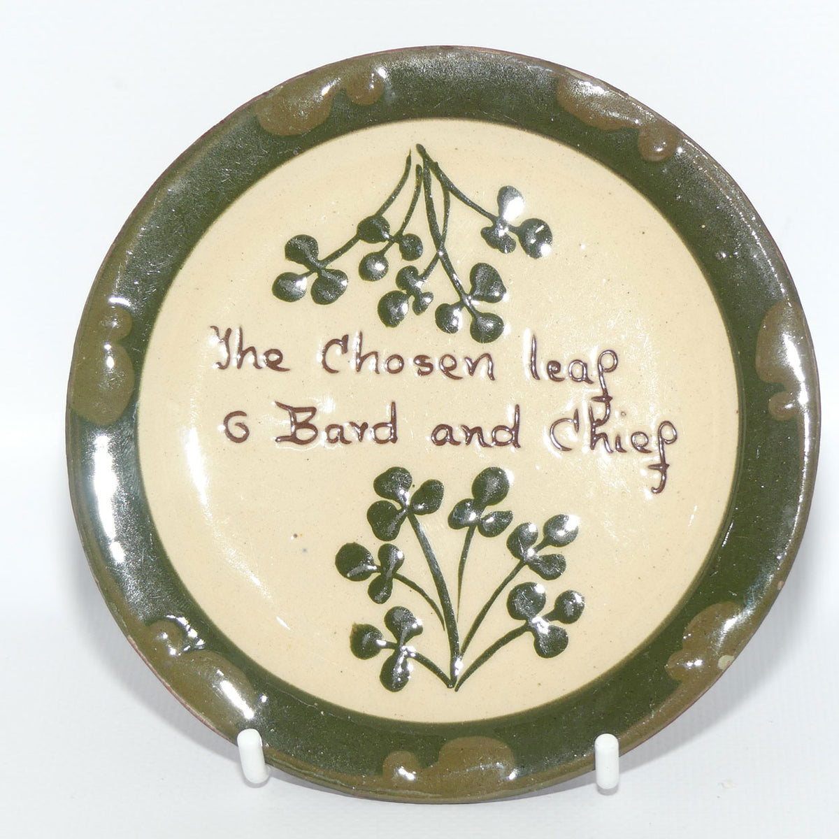 Torquay Ware | Motto Ware | Clover plate | 12cm