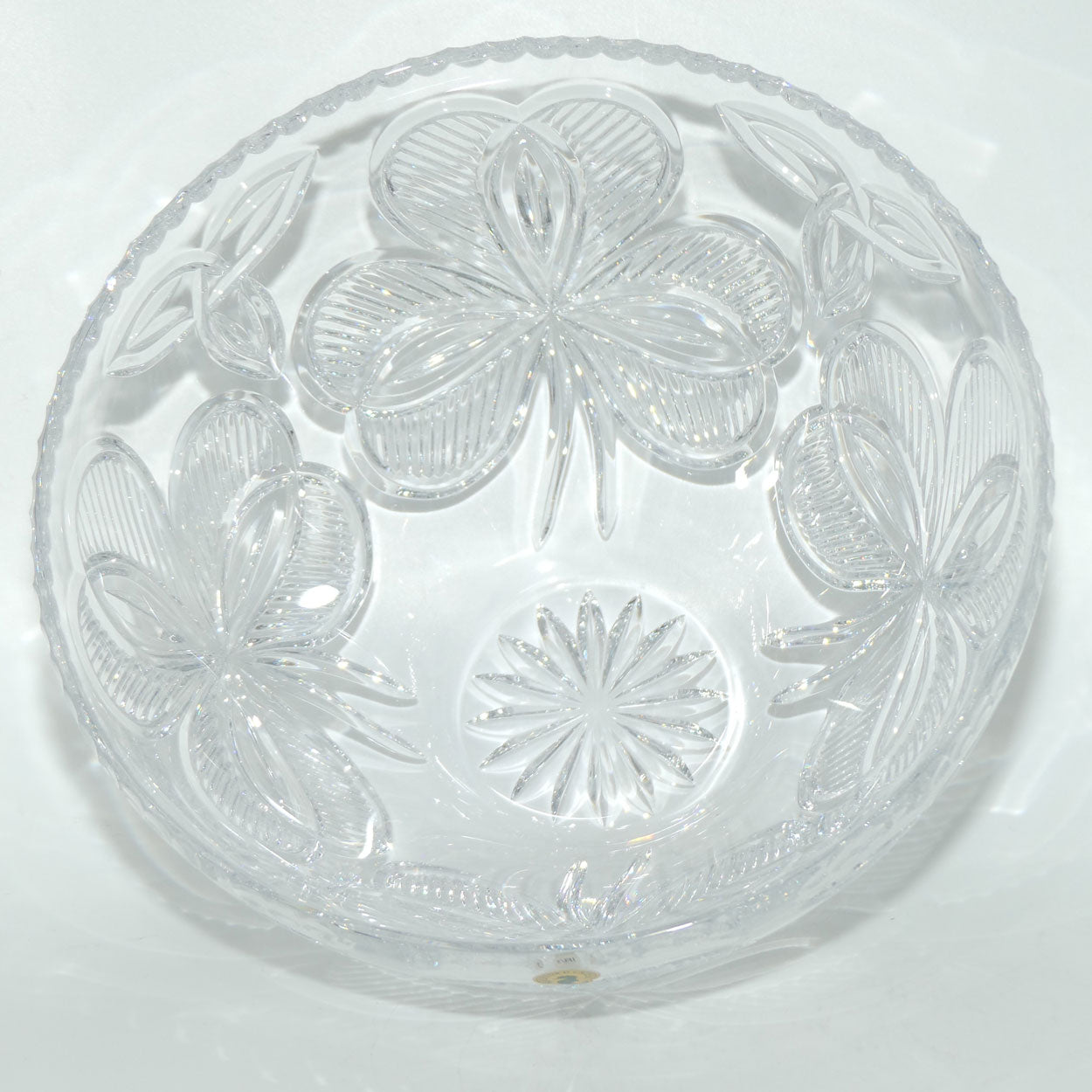 Waterford Crystal Irish Shamrock collection crystal bowl | 27.5cms diam