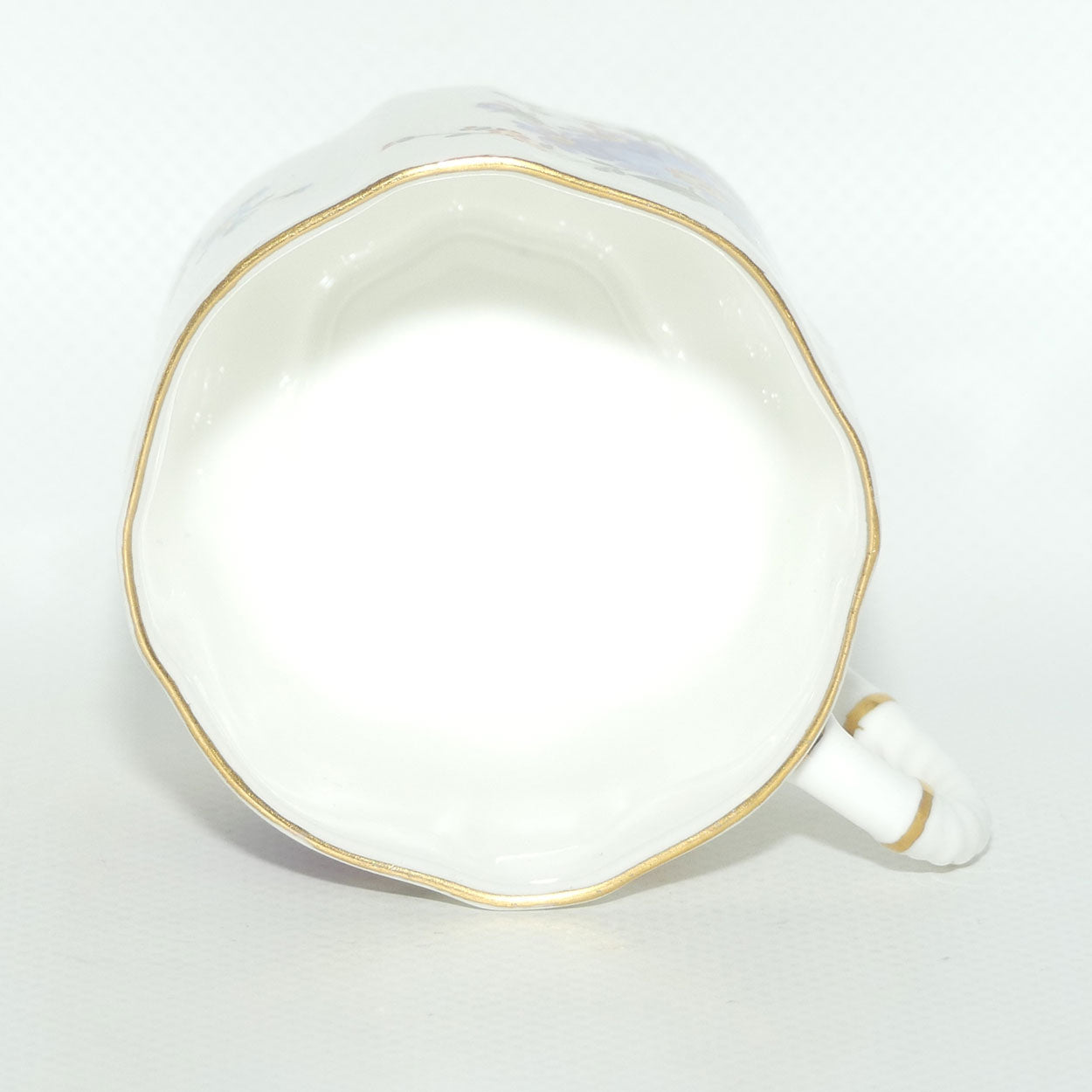 Royal Crown Derby Derby Posies coffee duo | Dark Green Backstamp