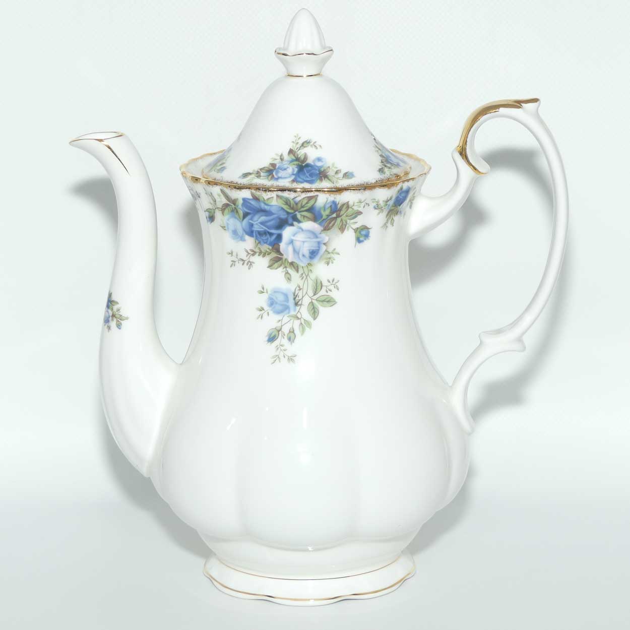 Royal Albert Bone China England Moonlight coffee pot | LARGE | © 1987 Royal Albert Ltd backstamp | 1250ml