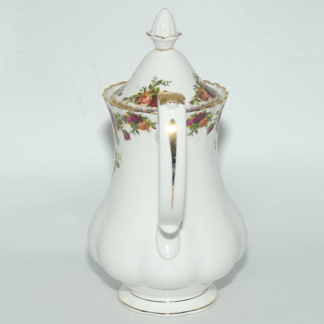 Royal Albert Bone China England Old Country Roses coffee pot | early stamp | 900ml | #2