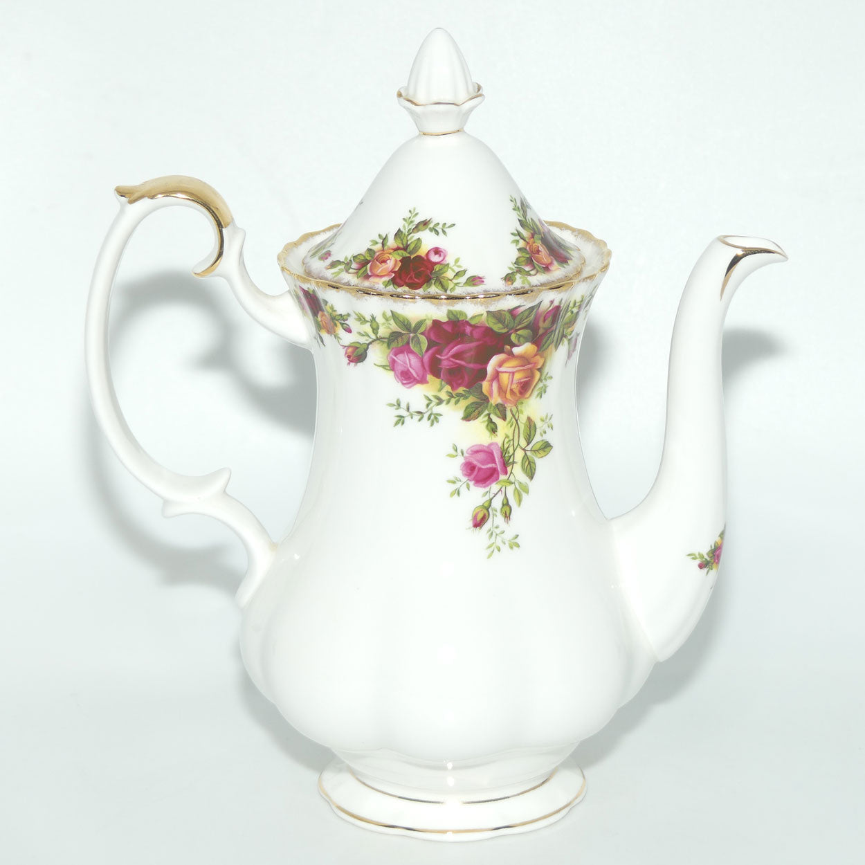 Royal Albert Bone China England Old Country Roses coffee pot | early stamp | 900ml | #2