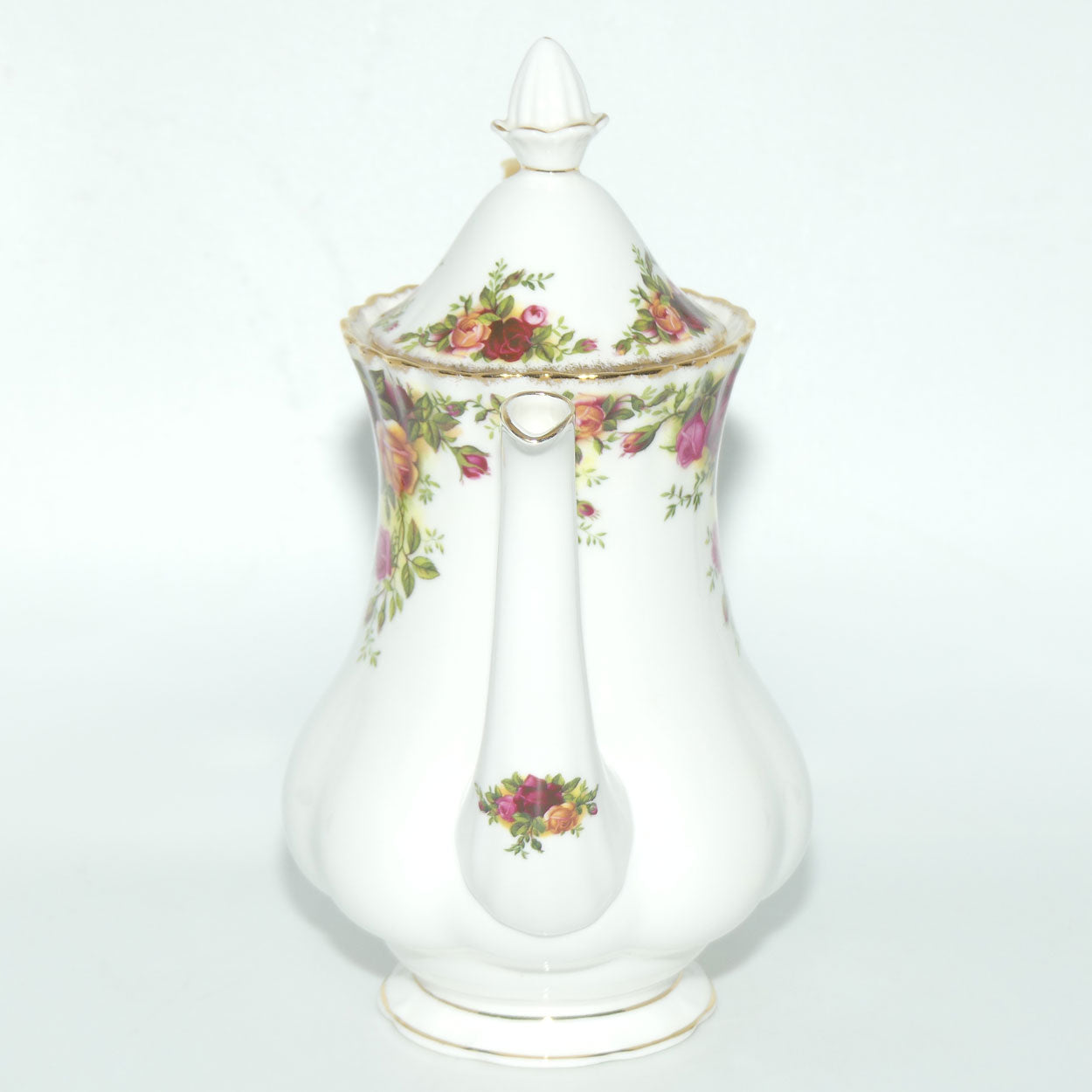Royal Albert Bone China England Old Country Roses coffee pot | early stamp | 900ml | #2