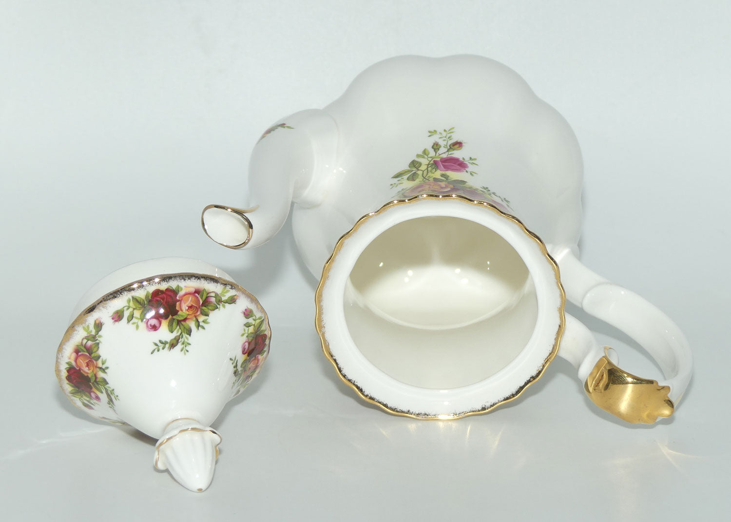 Royal Albert Bone China England Old Country Roses coffee pot | early stamp | 900ml | #2