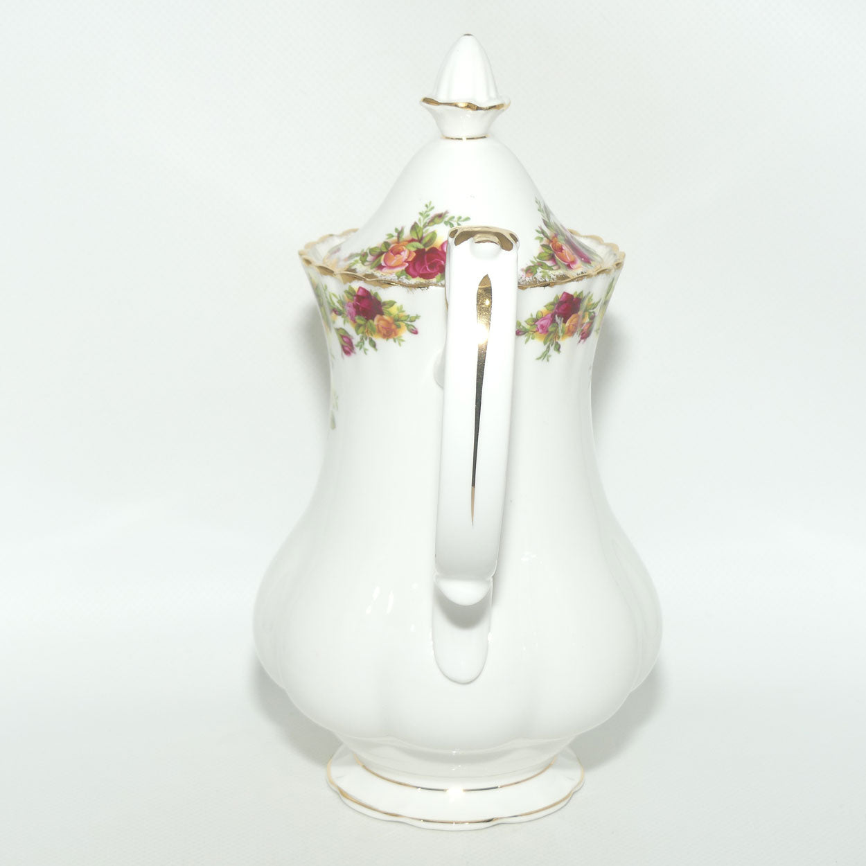 Royal Albert Bone China England Old Country Roses coffee pot | early stamp | 900ml | #3