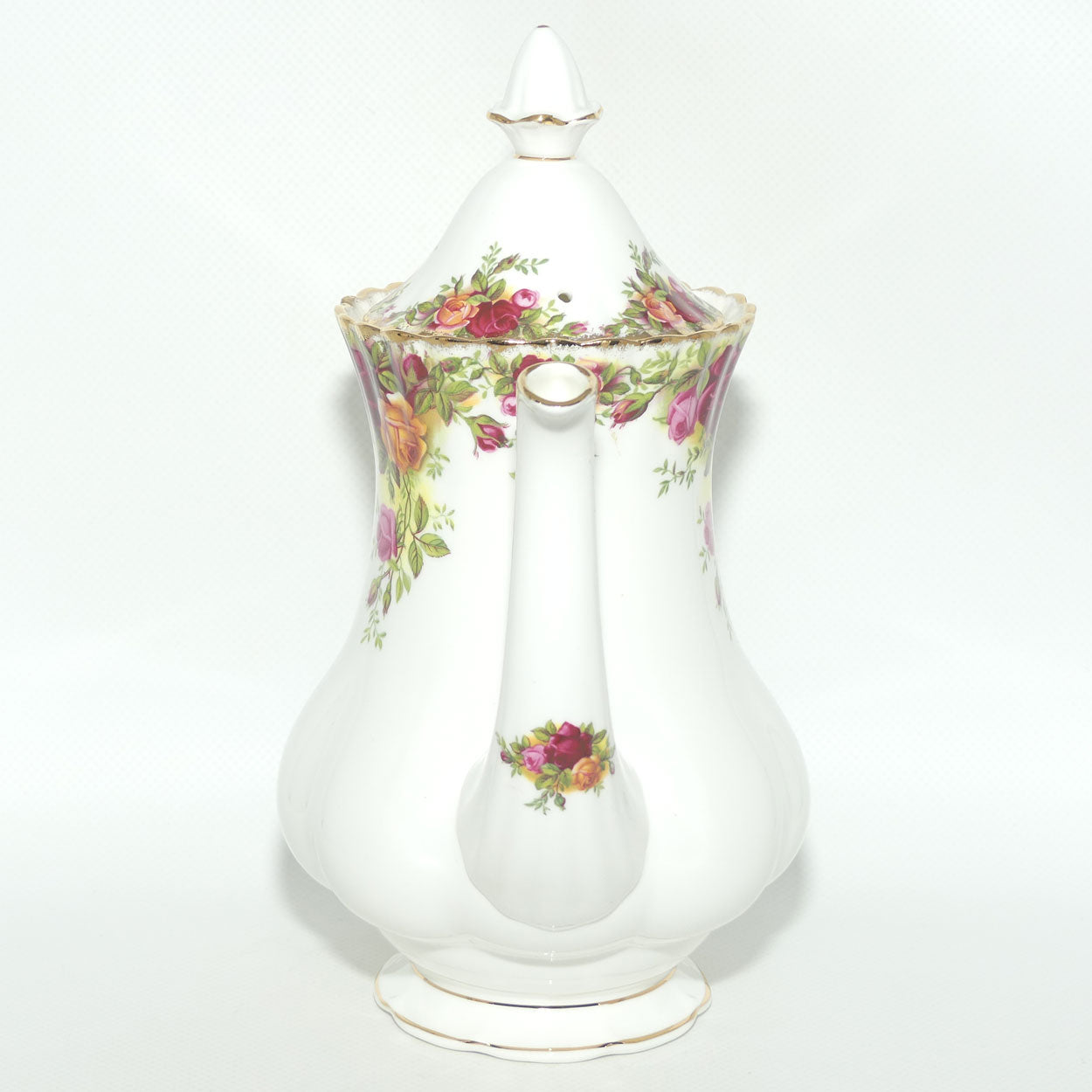 Royal Albert Bone China England Old Country Roses coffee pot | early stamp | 900ml | #3