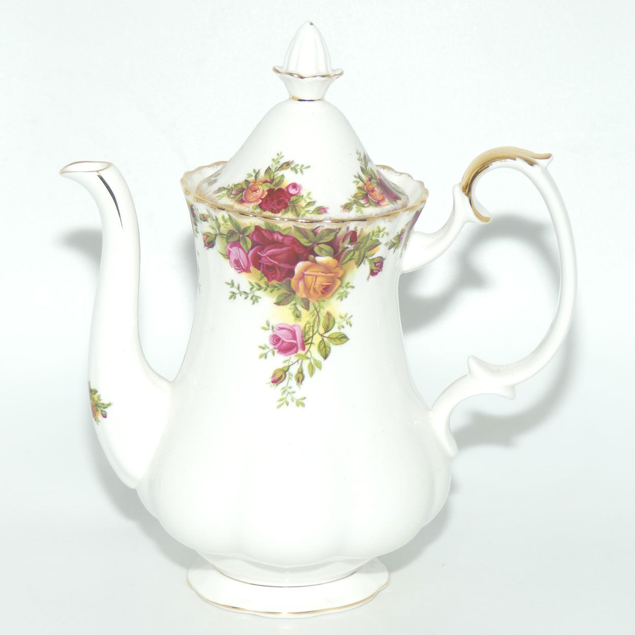 Royal Albert Bone China England Old Country Roses coffee pot | early stamp | 900ml
