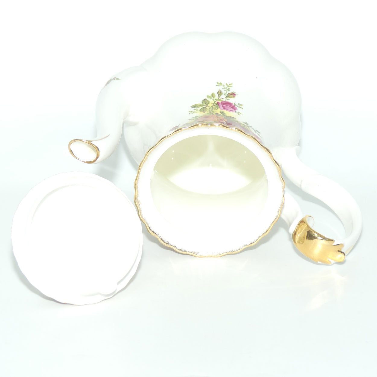 Royal Albert Bone China England Old Country Roses coffee pot | early stamp | 900ml