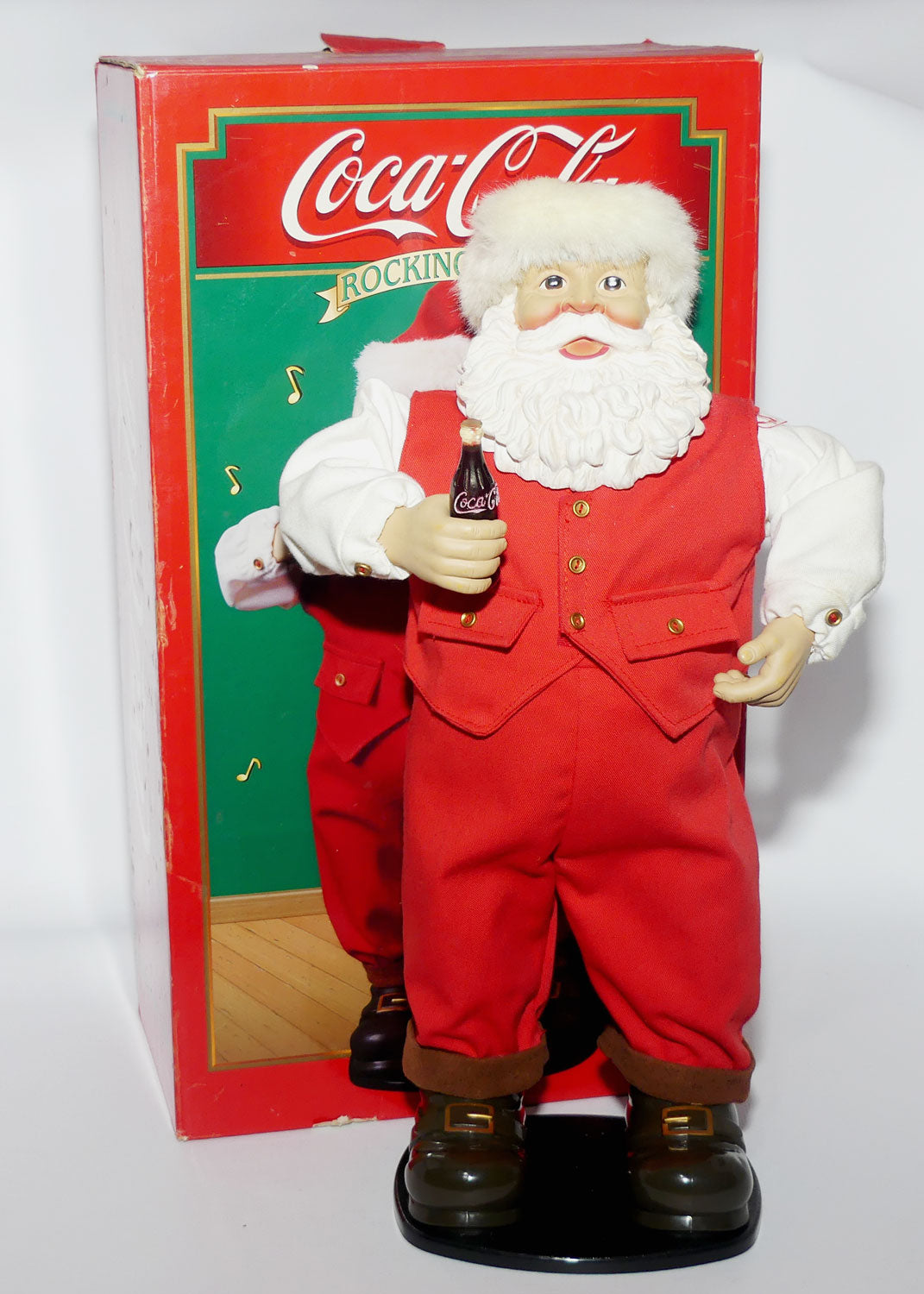 Coca Cola Collectable | Coca Cola Rocking Santa | boxed