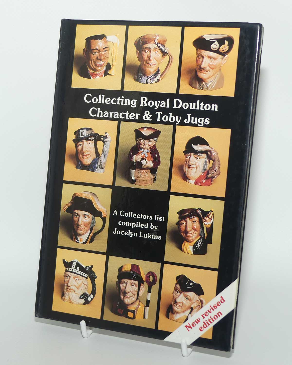 Reference Book | Collecting Royal Doulton Character & Toby Jugs | Jocelyn Lukins | Black cover | Revised Edition