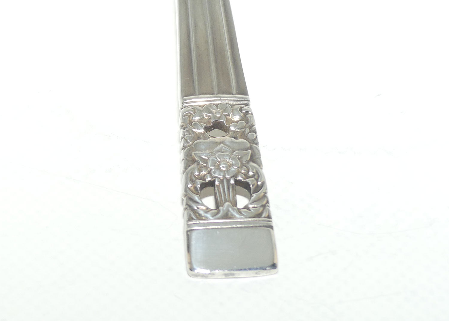 Oneida Community Plate serving spoon | HAMPTON COURT pattern | 21.3cm long